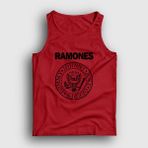 Presmono Kırmızı Logo Ramones Erkek Atlet