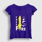 Presmono Knife Free Fire Kadın T-shirt
