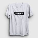 Presmono Logo Accept Beyaz Unisex T-shirt