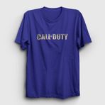 Presmono Logo Call Of Duty Kırmızı Unisex T-shirt