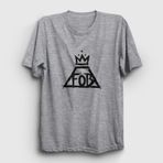 Presmono Logo Fall Out Boy Kırmızı Unisex T-Shirt