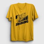Presmono Logo Film The Shining Beyaz Unisex T-shirt