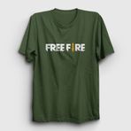 Presmono Logo Free Fire Kırmızı Unisex T-Shirt