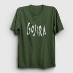 Presmono Logo Gojira Kırmızı Unisex T-Shirt