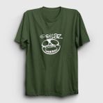 Presmono Logo Gorillaz Haki Unisex T-Shirt