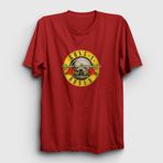 Presmono Logo Guns N' Roses Beyaz Unisex T-shirt