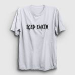 Presmono Logo Iced Earth Beyaz Unisex T-shirt