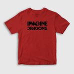 Presmono Logo Imagine Dragons Beyaz Unisex T-shirt