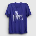 Presmono Logo In Flames Sarı Unisex T-Shirt