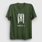 Presmono Logo K-Pop Monsta X Kadın T-shirt