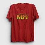 Presmono Logo Kiss Kırmızı Unisex T-Shirt