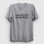 Presmono Logo Marilyn Manson Kadın T-shirt