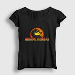Presmono Logo Mortal Kombat Kadın T-shirt