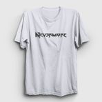 Presmono Logo Nevermore Beyaz Unisex T-shirt