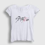Presmono Logo Stray Kids Kadın T-shirt