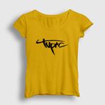 Presmono Logo Tupac Shakur Kadın T-shirt