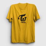 Presmono Logo V2 K-Pop Twice Sarı Unisex T-Shirt