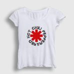 Presmono Logo V2 Red Hot Chili Peppers Beyaz Unisex T-shirt