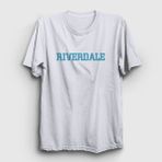 Presmono Logo V2 Riverdale Beyaz Unisex T-shirt