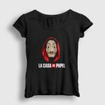 Presmono Mask La Casa De Papel Kadın T-shirt