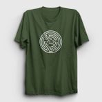 Presmono Maze Westworld Haki Unisex T-Shirt