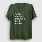 Presmono Names How I Met Your Mother Haki Unisex T-Shirt