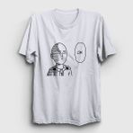Presmono Ok Anime One Punch Man Beyaz Unisex T-Shirt