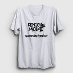 Presmono People Depeche Mode Beyaz Unisex T-Shirt