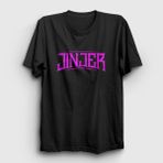 Presmono Purple Logo Jinjer Kadın T-shirt