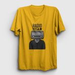 Presmono Radio Radiohead Sarı Unisex T-shirt