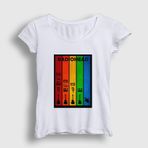 Presmono Rainbow Radiohead Kadın T-shirt