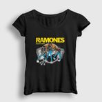 Presmono Road To Run Ramones Kadın T-shirt