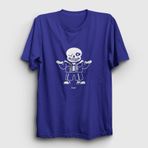 Presmono Sans Undertale Kırmızı Unisex T-Shirt