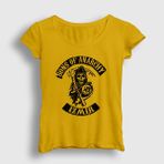 Presmono Sarı İzmir Sons Of Anarchy Kadın T-Shirt
