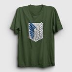 Presmono Scout Anime Attack On Titan Haki Unisex T-Shirt