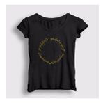 Presmono Script Yüzüklerin Efendisi The Lord Of The Rings Siyah Unisex T-shirt