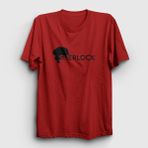 Presmono Series Sherlock Holmes Kırmızı Unisex T-Shirt