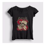 Presmono Shortest Straw Metallica Kadın T-shirt