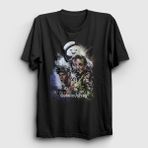 Presmono Siyah Cover Film Hayalet Avcıları Ghostbusters Kadın T-Shirt