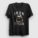 Presmono Siyah Iron Mike Tyson Erkek T-Shirt