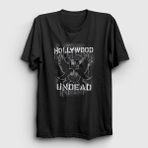 Presmono Siyah La Hollywood Undead Erkek T-Shirt