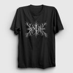 Presmono Siyah Logo Metal Demilich T-Shirt - XS