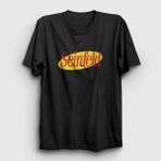 Presmono Siyah Logo Seinfeld Unisex T-Shirt