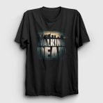 Presmono Siyah Logo The Walking Dead Unisex T-Shirt