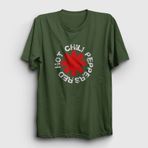 Presmono Siyah Logo V2 Red Hot Chili Peppers Unisex T-Shirt