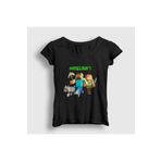 Presmono Siyah Miners Minecraft Unisex T-Shirt