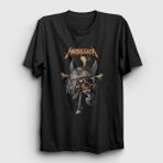 Presmono Skull V2 Metallica Siyah Unisex T-shirt