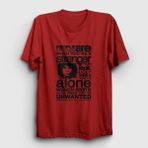 Presmono Stranger The Doors Sarı Unisex T-shirt