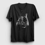 Presmono Street Fighter Film Jean Claude Van Damme Siyah Unisex T-shirt