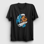 Presmono Surfer Skeleton Unisex T-shirt
